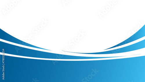 Modern blue banner background design and graphic banner pattern background template with dynamic wave shapes	