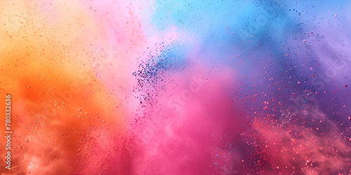 Holi festival background in blurred style