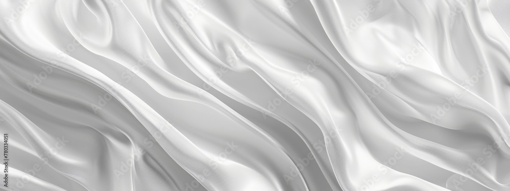 Abstract white background with elegant cloth texture, white silk fabric with folds and waves. elegant luxury design element for banner or wallpaper. Abstract white background with elegant cloth texture, white silk fabric with folds and waves. elegant luxury design element for banner or wallpaper.