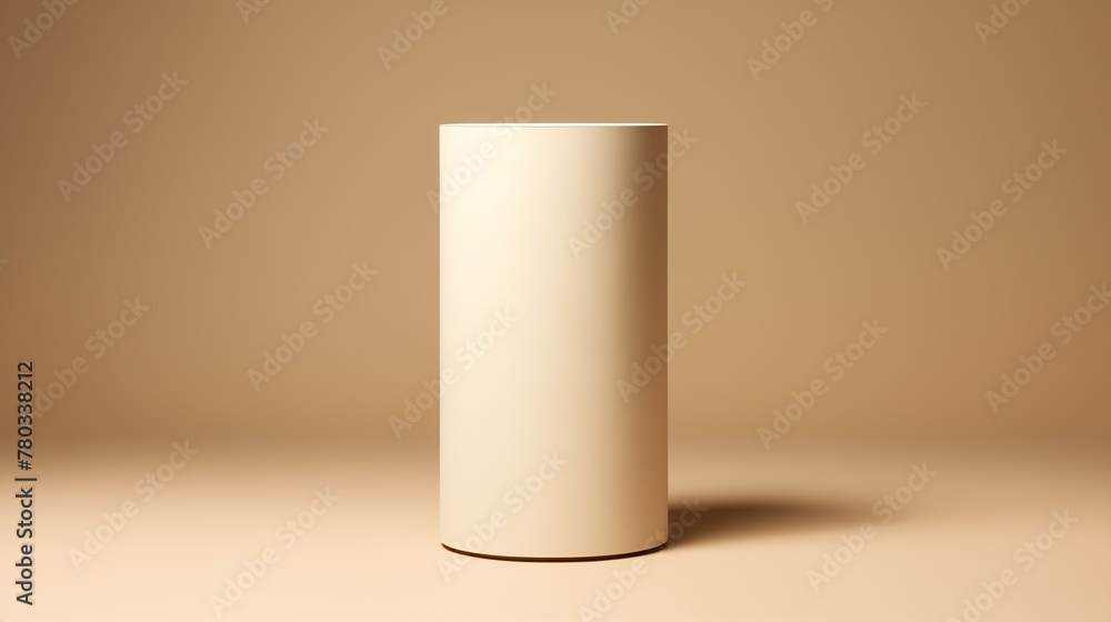 Elegant Beige Product Podium for Display or Presentation Elegant Beige Product Podium for Display or Presentation