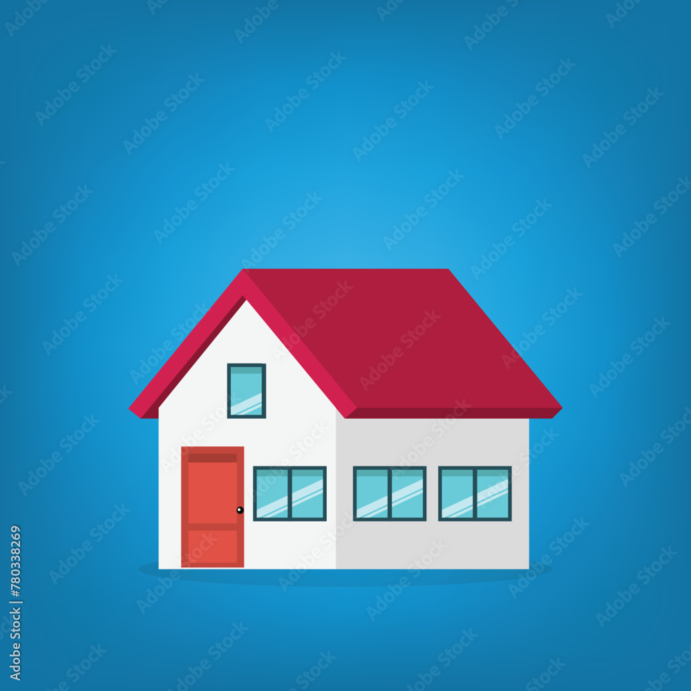 House or home, residential exterior, door, window. House or home, residential exterior, door, window.