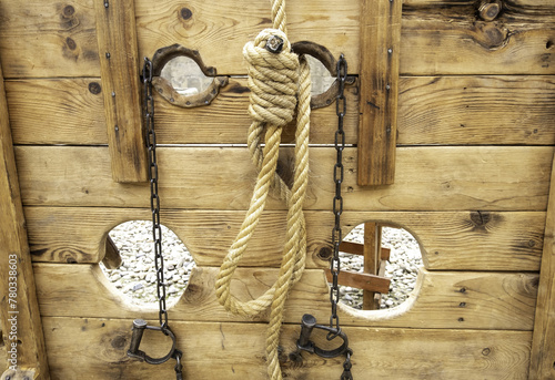Antique torture shackles