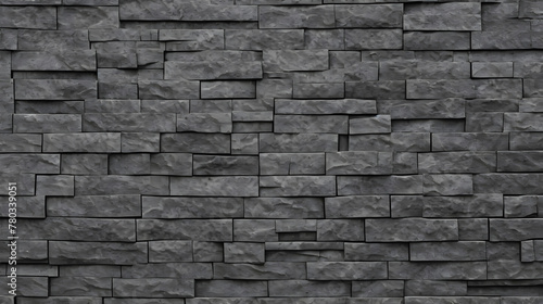 Digital dark gray brick wall abstract graphic poster web page PPT background