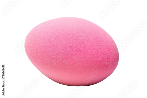 Pink Sponge on White Background. On a White or Clear Surface PNG Transparent Background.