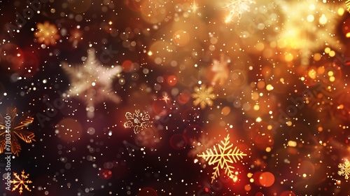 Christmas background with sparkles ,Generative ai, 