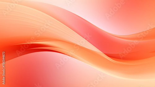 Digital red orange white gradient curve abstract graphic poster web page PPT background