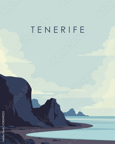 Tenerife beach poster