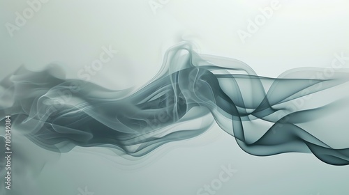 Soft, ethereal smoke-like waves.