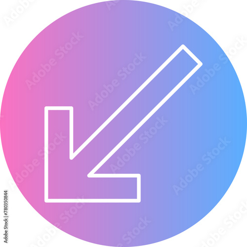 Down Left Icon