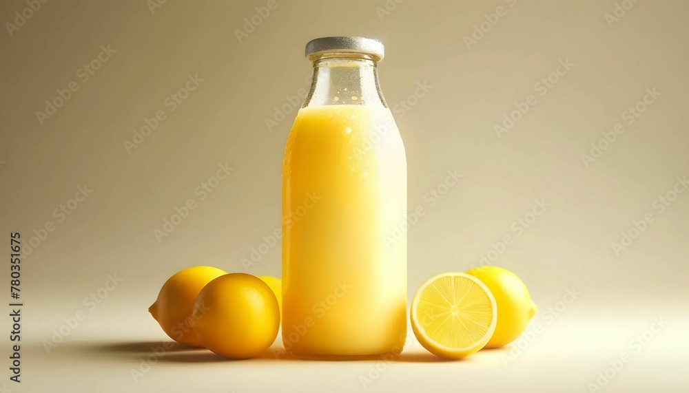 Lemon juice on a background Lemon juice on a background