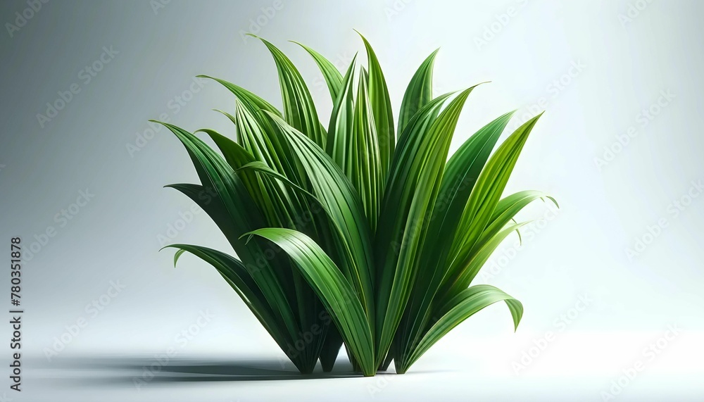 Obraz premium Pandan leaves on the background