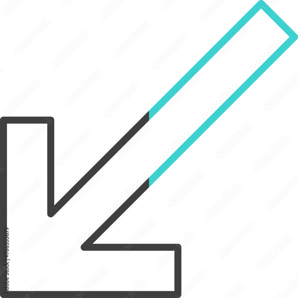 Down Left Icon Down Left Icon