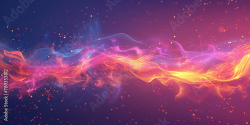 beautiful abstract purple  pink and yellow gradient  clouds on blue sky background  pink yellow aurora  colorful sky wave background  background with space and star  nebula