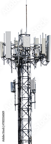 5G Tower isolated  bangkok Thailand