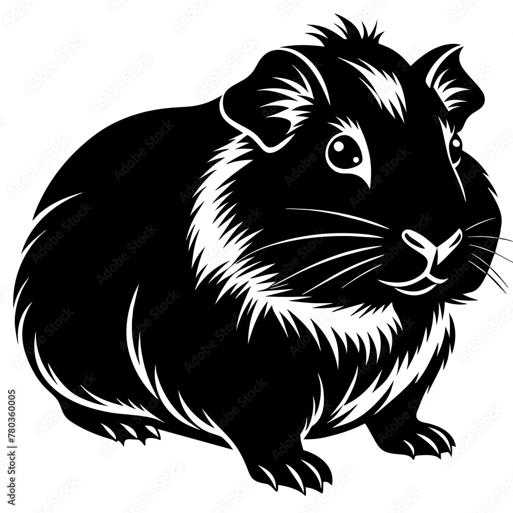 illustration of a Guinea Pig silhouette