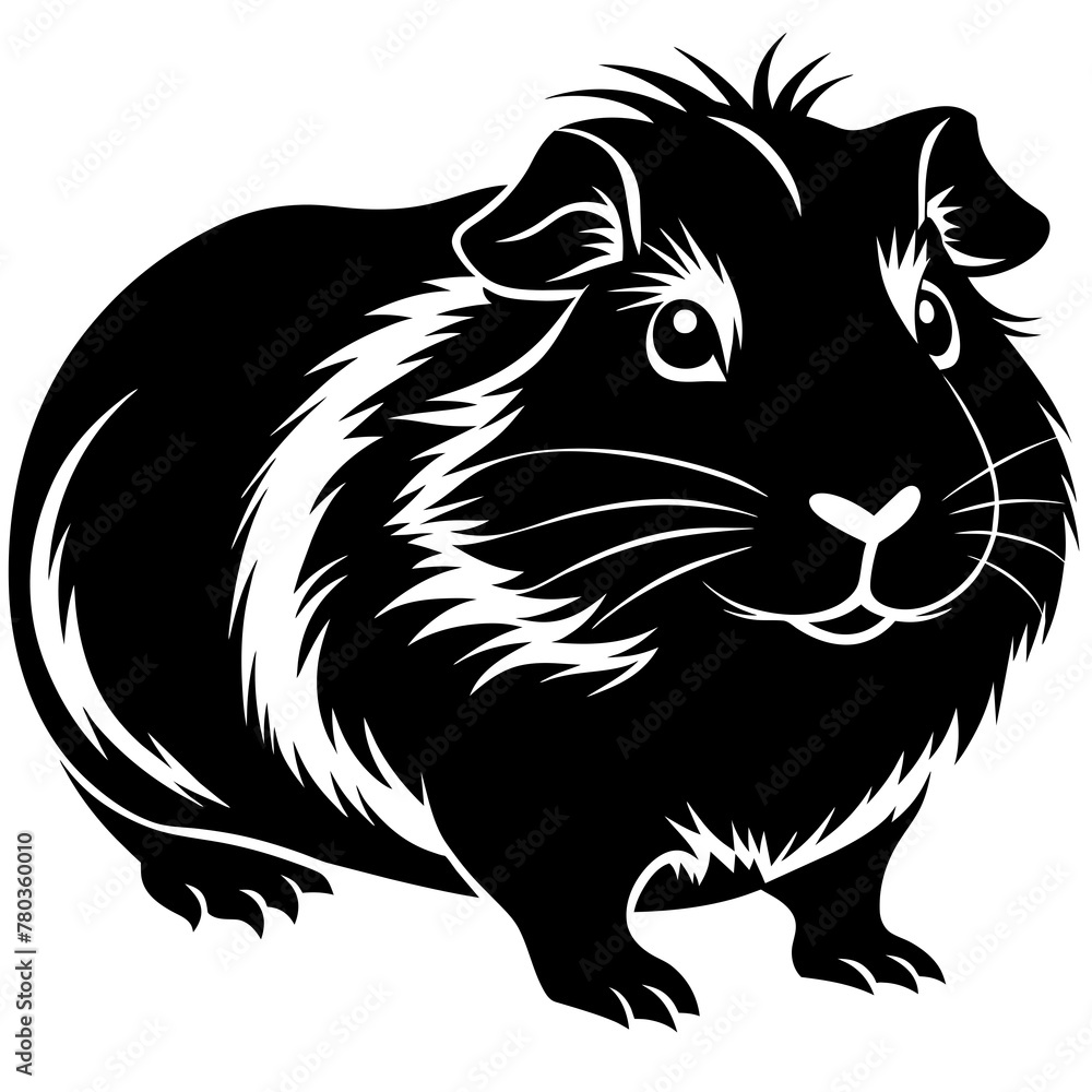 Guinea Pig silhouette Guinea Pig silhouette