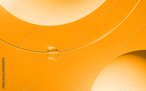 Amazon Orange Shiny Glowing Effects Abstract background design