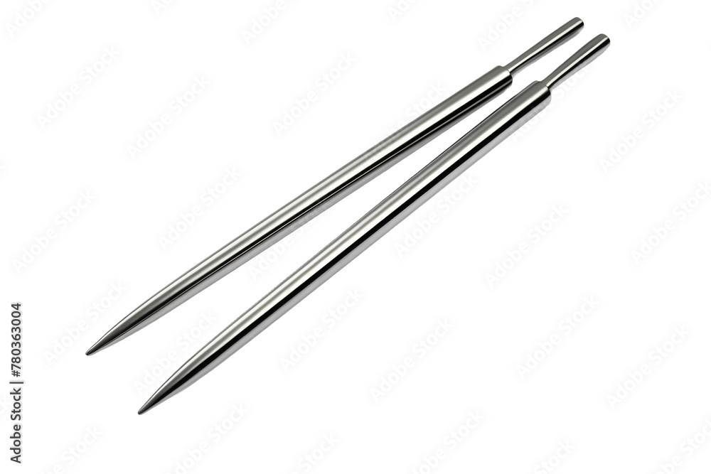 Pair of Needles Stack. On a White or Clear Surface PNG Transparent Background. Pair of Needles Stack. On a White or Clear Surface PNG Transparent Background.