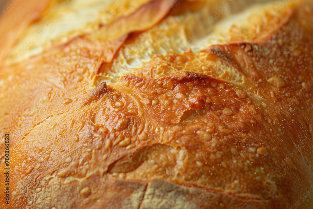 Close up of bread crust. Bread texture. Background image. Created with Generative AI technology. Close up of bread crust. Bread texture. Background image. Created with Generative AI technology.