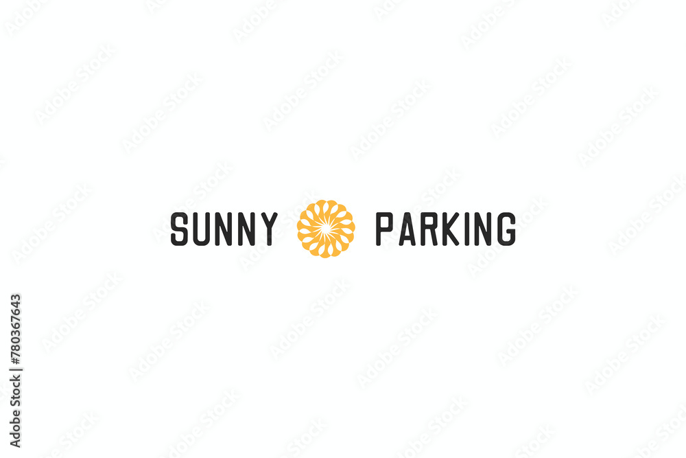 elegant sunny parking icon logo design vector illustration. shine parking, yellow parking mark logo vector design template with modern, simple and luxury styles. elegant sunny parking icon logo design vector illustration. shine parking, yellow parking mark logo vector design template with modern, simple and luxury styles.