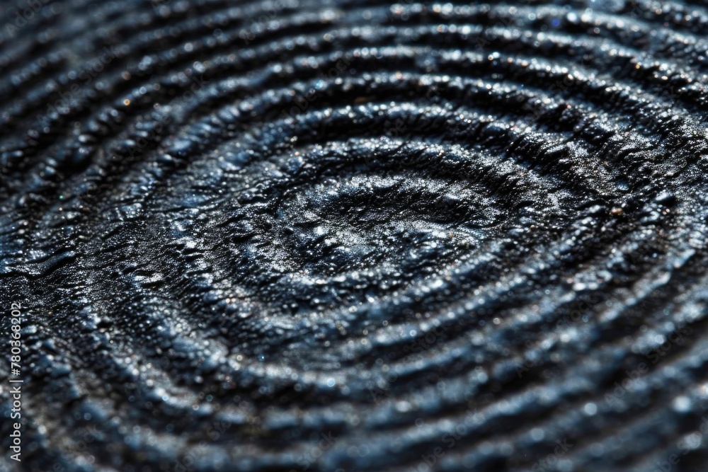 Detailed close up of a fingerprint, used as an dark colors abstract background Detailed close up of a fingerprint, used as an dark colors abstract background