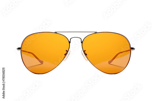 Stylish Sunglasses on White Background. On a White or Clear Surface PNG Transparent Background.