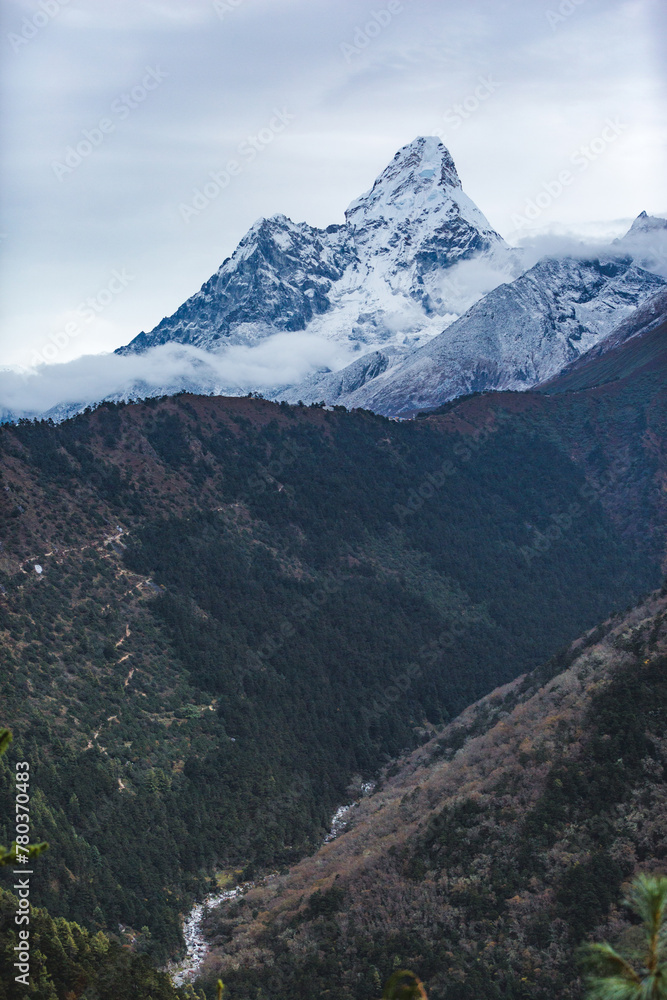 Ama Dablam mountain. Nepal, Sagarmatha National Park