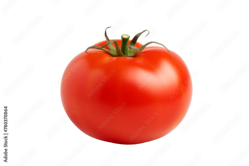 Large Red Tomato on White Background. On a White or Clear Surface PNG Transparent Background. Large Red Tomato on White Background. On a White or Clear Surface PNG Transparent Background.