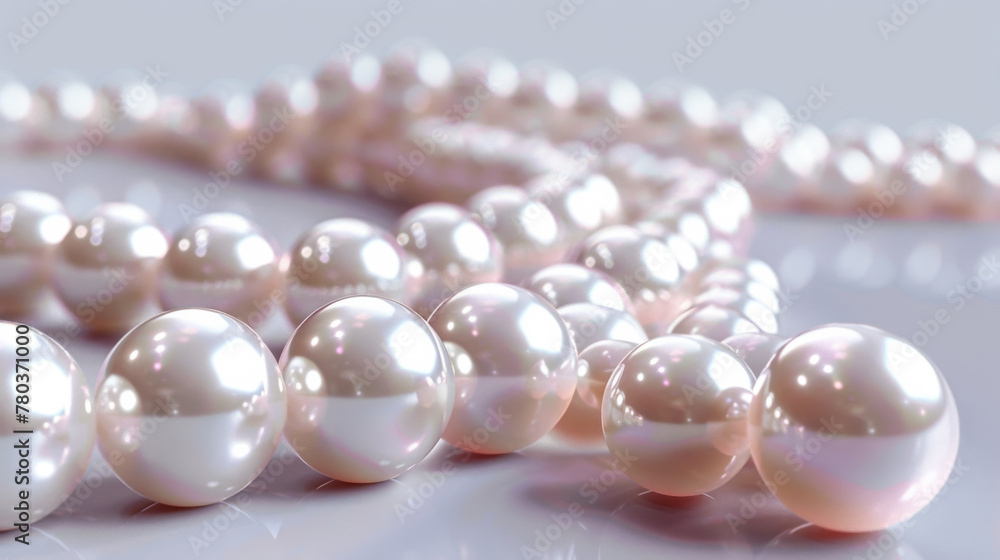 Close up of white pearls on background. White pearl texture. Concept of accessories, jewelry. Close up of white pearls on background. White pearl texture. Concept of accessories, jewelry.