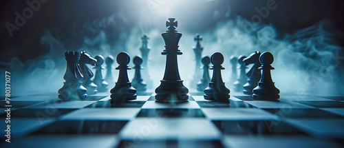 Chess Game of Strategy, Pawns and Kings in Intellectual Duel, The Essence of Success and Leadership