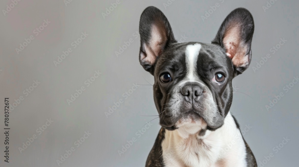 French Bulldog portrait showcasing the breed's alert expression and cute canine features