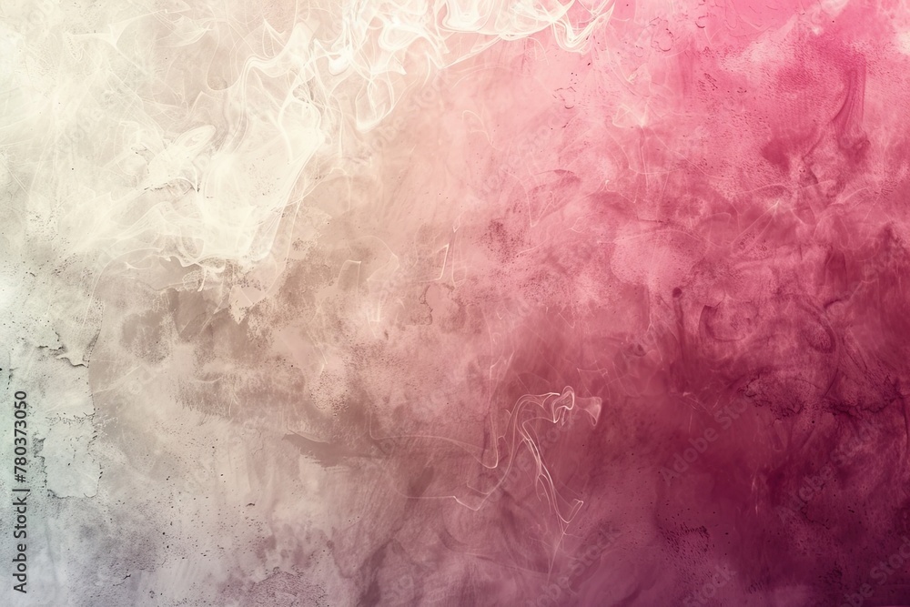 Fototapeta premium A textured abstract painting with shades of pink and blue blending into each other, creating a dreamy backdrop..