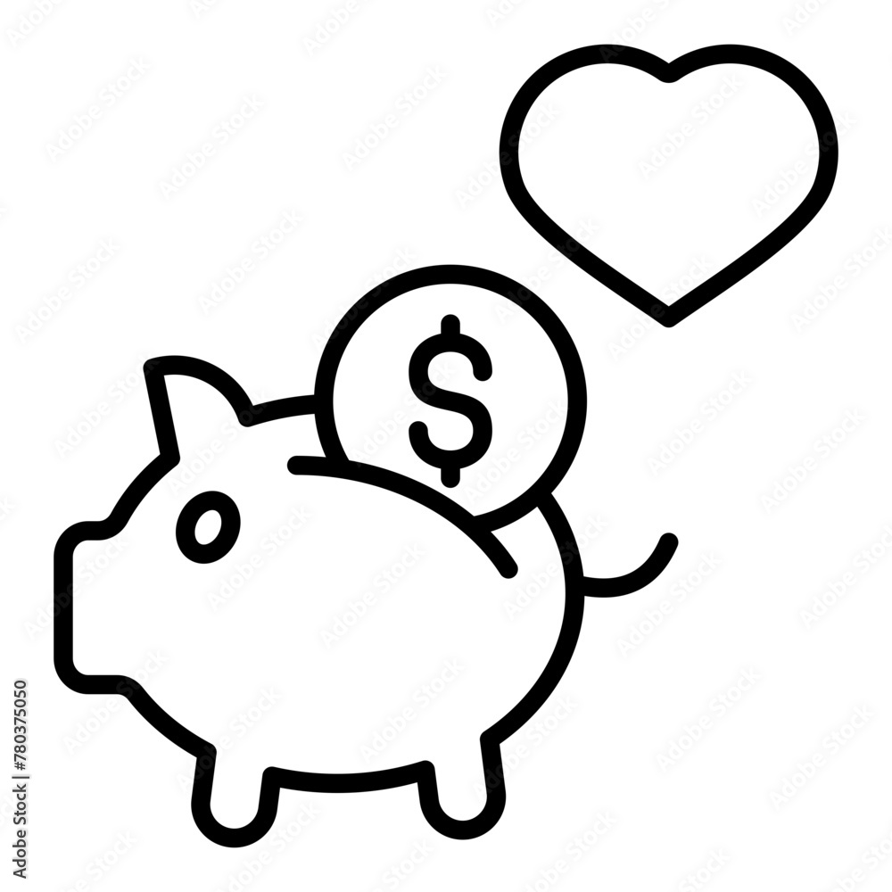 Thrift Icon Element For Design Thrift Icon Element For Design