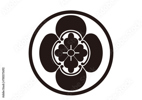 細輪に立木瓜
