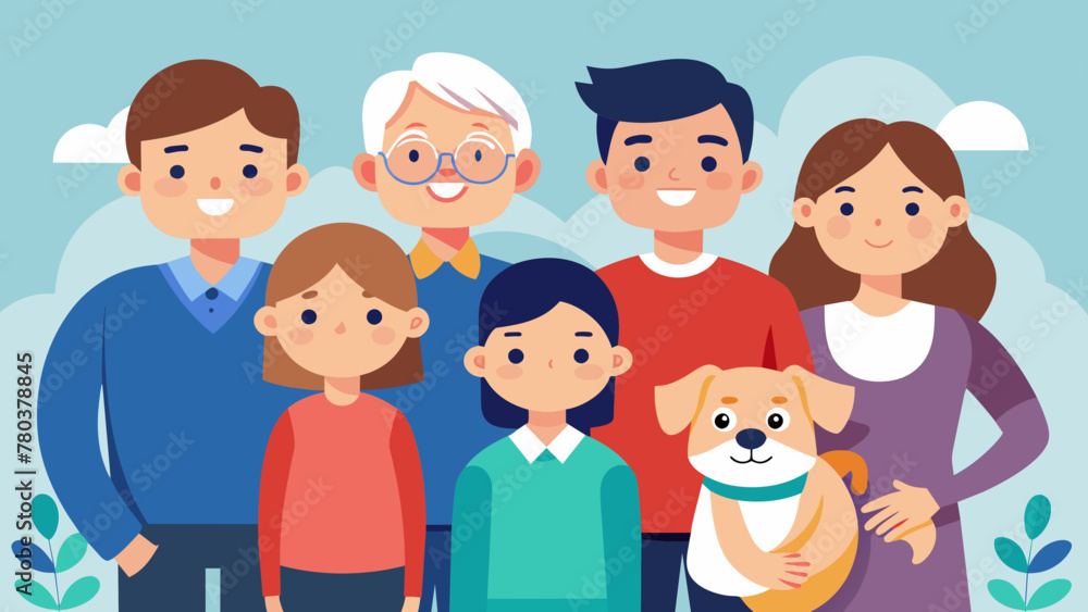 happy family vector illustration happy family vector illustration