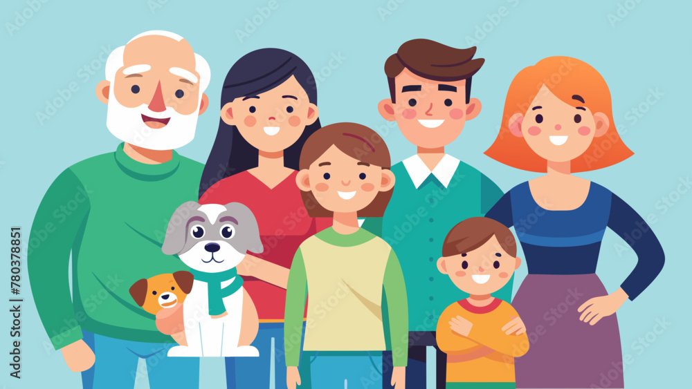 happy family vector illustration happy family vector illustration
