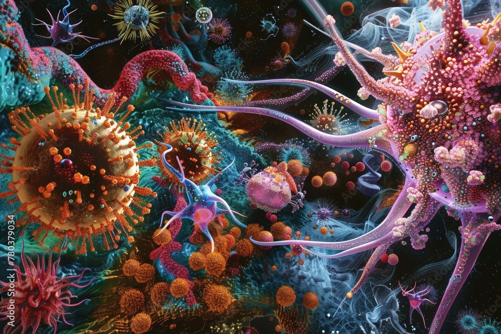 A small virus with a complex protein coat and enveloped genetic material. A small virus with a complex protein coat and enveloped genetic material.