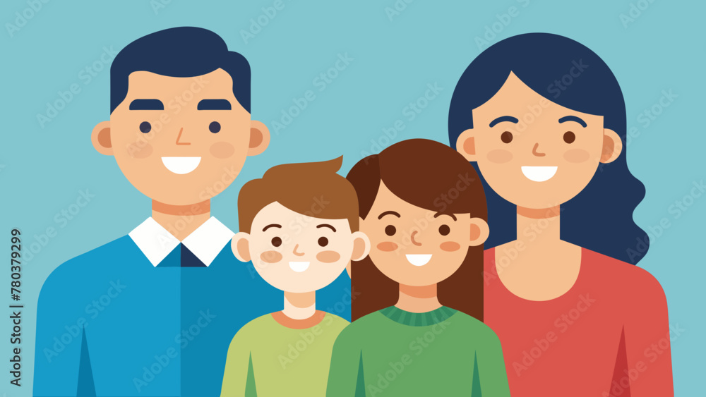 happy family vector illustration happy family vector illustration