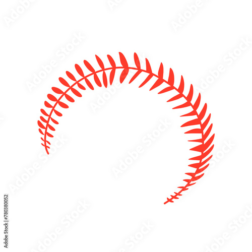 Baseball Stitch Pattern Vector