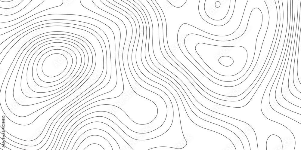 Topographic map curves geographic line map pattern .panorama view black color wave curve lines .geographic mountain relief abstract grid .the concept map of a conditional geography map background .