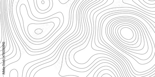 Topographic map curves geographic line map pattern .panorama view black color wave curve lines .geographic mountain relief abstract grid .the concept map of a conditional geography map background .