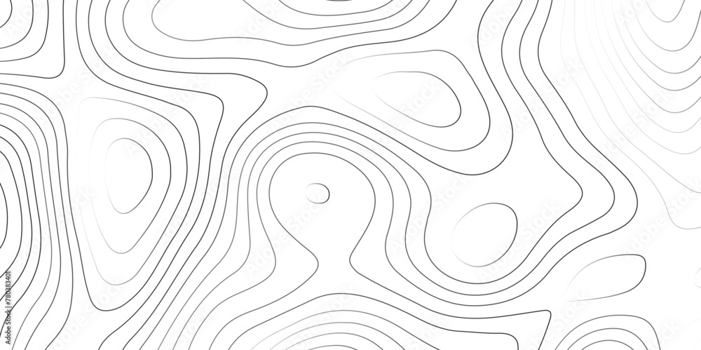 Topographic map curves geographic line map pattern .panorama view gray color wave curve lines .geographic mountain relief abstract grid .the concept map of a conditional geography map background .