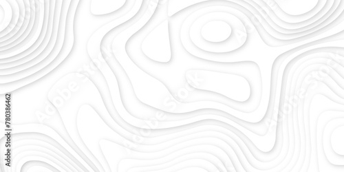 White luxury paper cut banner concept background .white wavy line 3d paper cut white background texture .white wave paper curved reliefs background design .