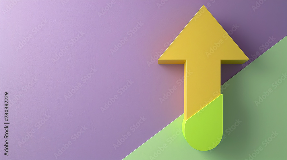 AI art, three-dimensional arrow background AI art, three-dimensional arrow background