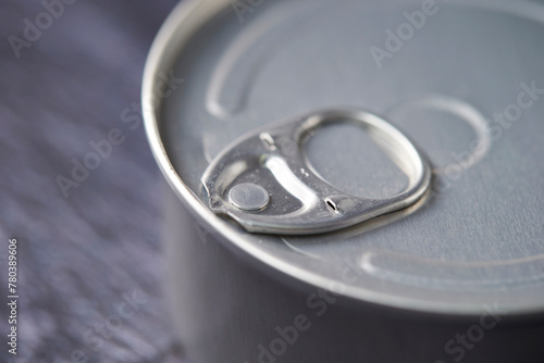 Silver aluminum can, disposable can