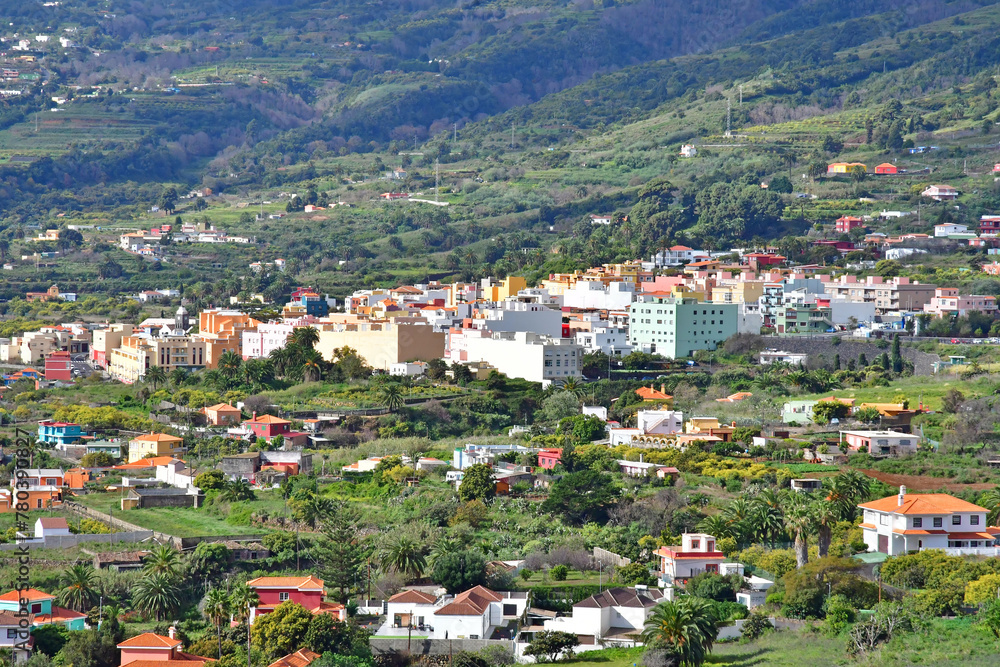 La Palma, Canary Islands - march 15 2024 : the landscape near Santa Cruz