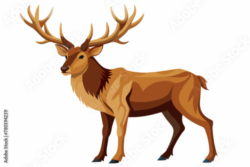 deer silhouette isolated
