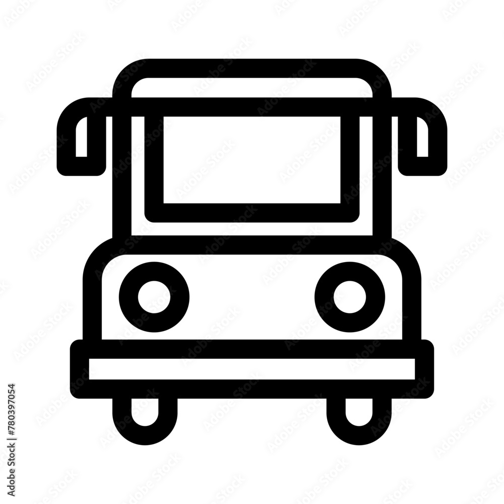 bus icon or logo isolated sign symbol vector illustration - high quality black style vector icons bus icon or logo isolated sign symbol vector illustration - high quality black style vector icons