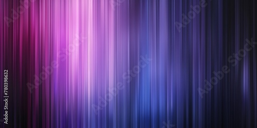 Abstract composition featuring a vertical gradient from dark brown to purple and then blue, set on a black background. Abstract curved lines at different heights add depth and texture.