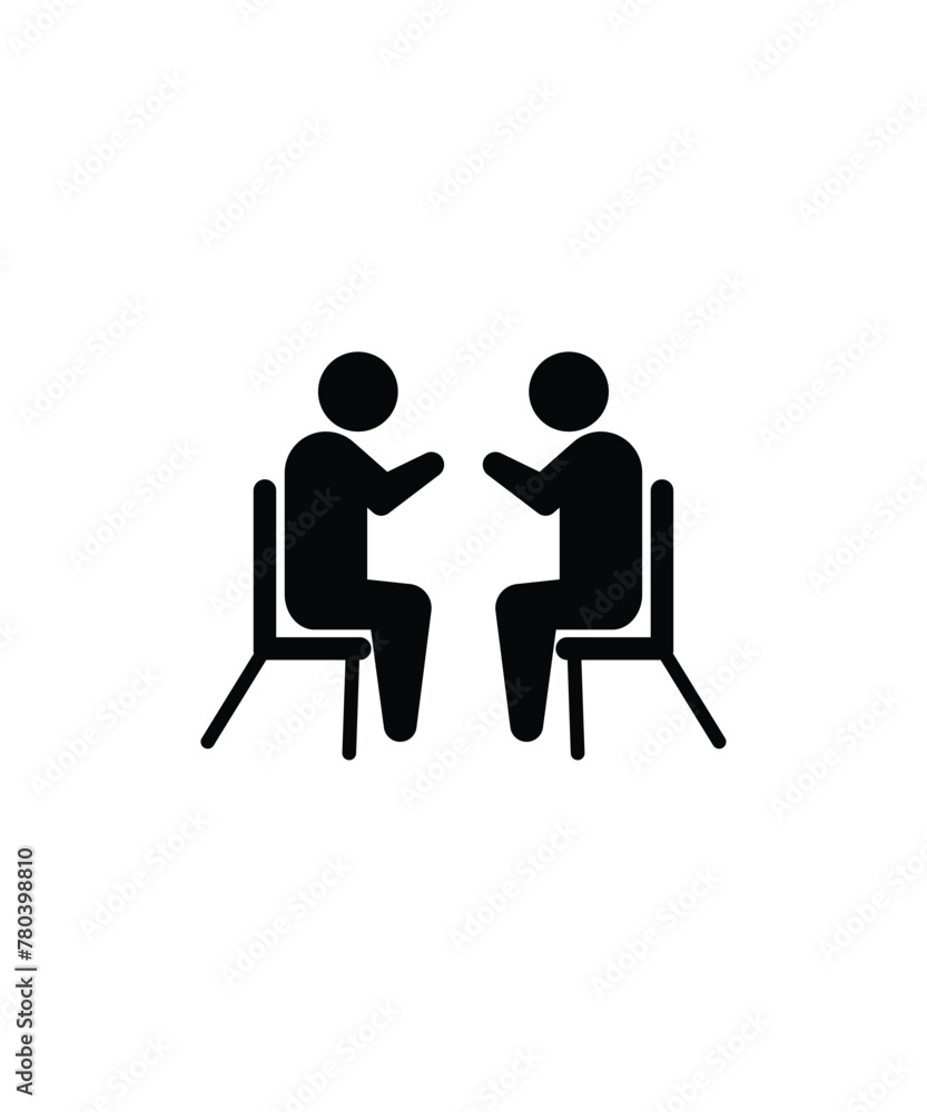 people sitting on chair icon, vector best flat icon. people sitting on chair icon, vector best flat icon.